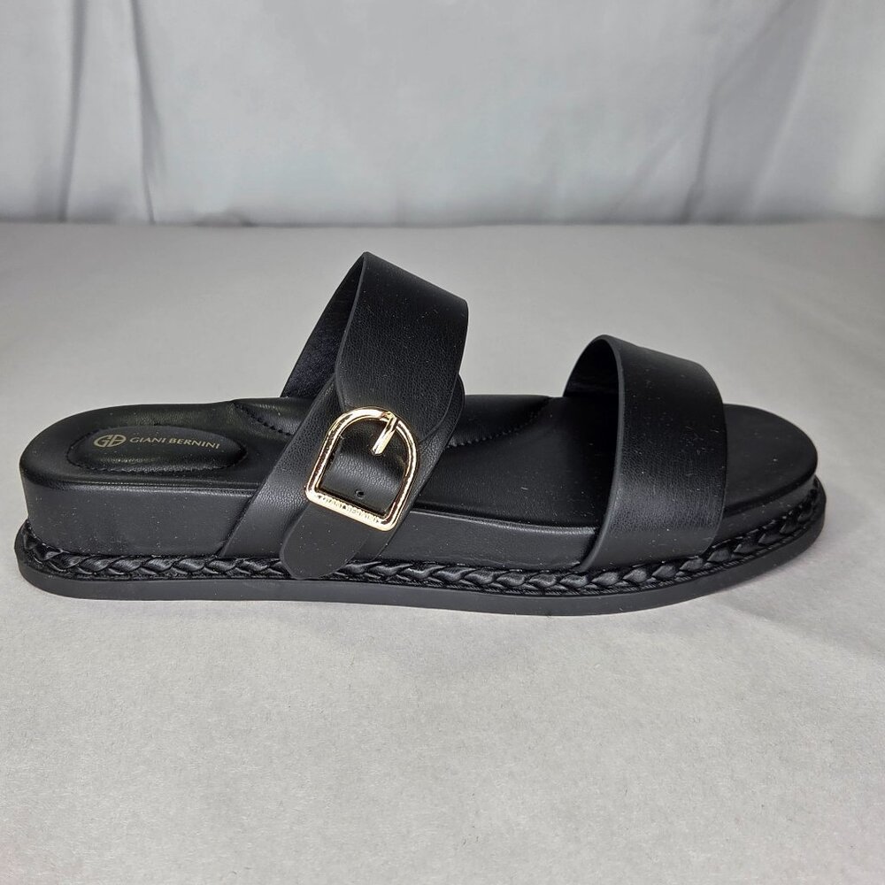 Giani Bernini Women's Gianaa Memory Foam Double Band Footbed Sandals - Picture 3 of 7